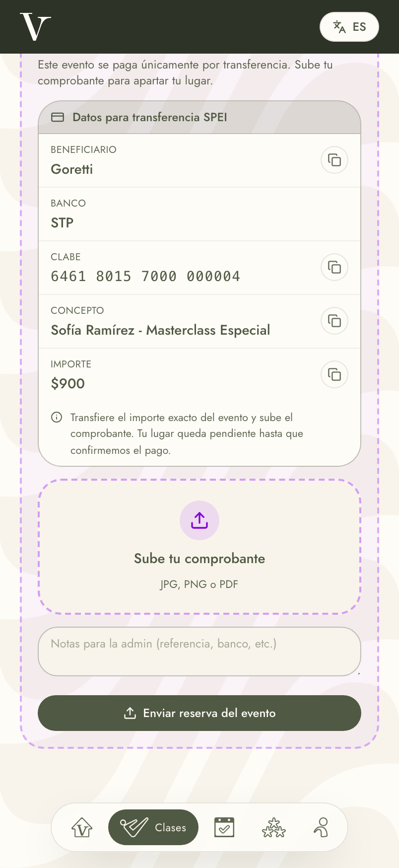 5 · Eventos especiales