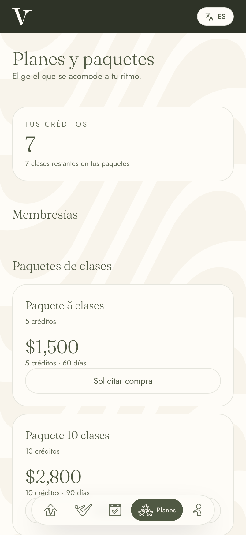 3 · Compra créditos o membresía